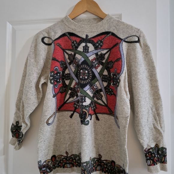 Colorful Patterned Sweater - Picture 1 of 5